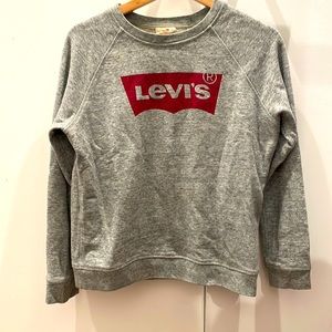 Levi’s women’s crewneck grey